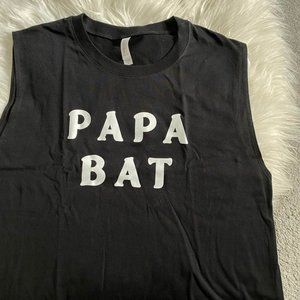 NEW Baby Teith 'Papa Bat' Muscle Shirt